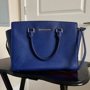 Blue MICHAEL Michael Kors Selma handbag large